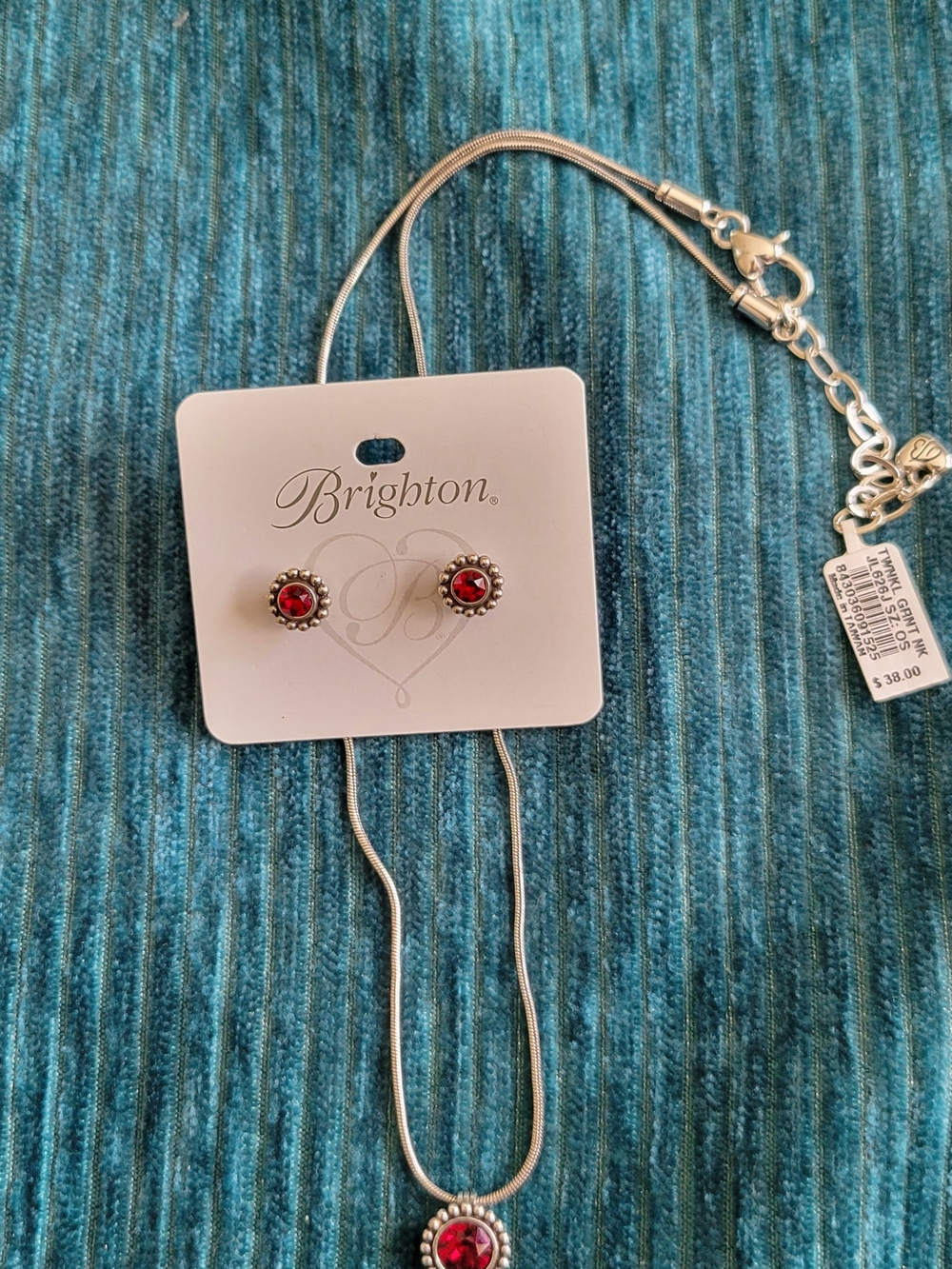 Brighton Twinkle Birthstone Necklace and Earrings Set - Picture 2 of 4